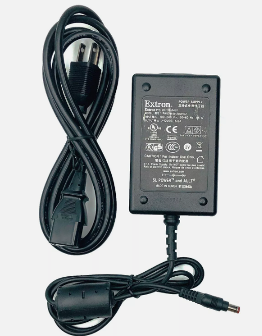 *Brand NEW*Genuine Extron 12V 5A AC Adapter PW174KB1203F02 Power Supply 5.5x2.5mm