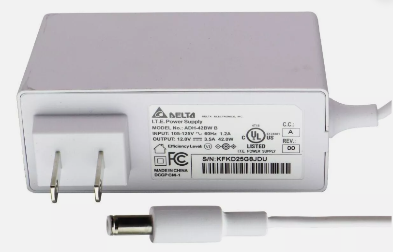 *Brand NEW*Delta 12V 3.5A 42-WATT AC ADAPTER ITE ADH-42BW B Power Supply Wal Adapter - White