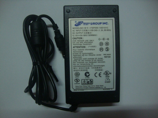 *Brand NEW*FSP050-1AD101C Genuine FSP 12V 5A 50W AC Adapter Power Supply