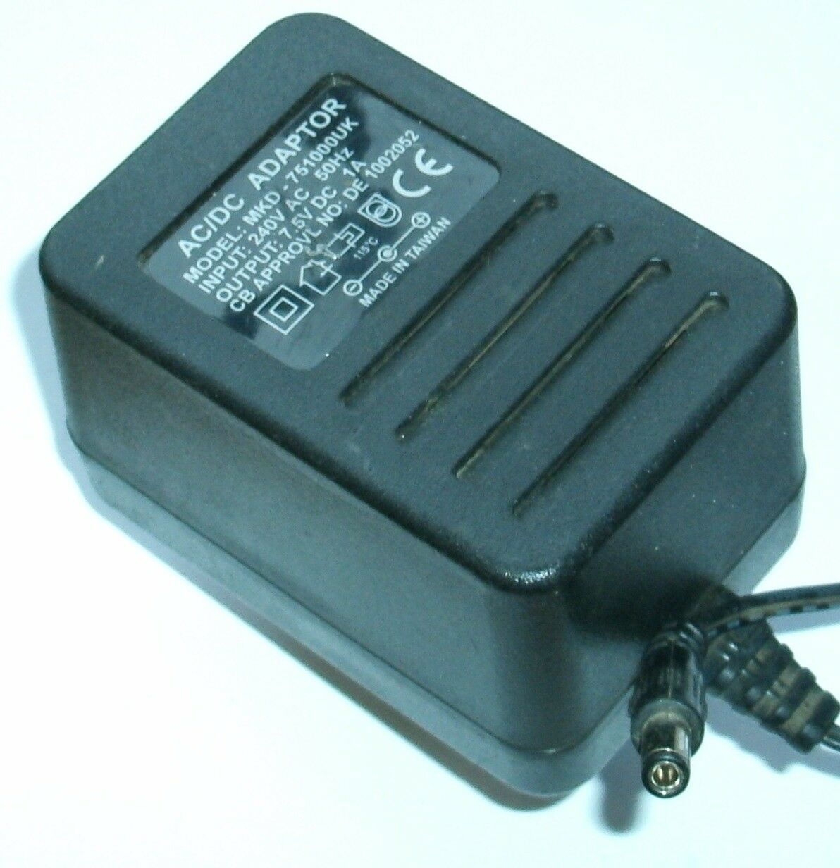 New 7.5V 1A MKD-751000UK Power Supply Ac Adapter