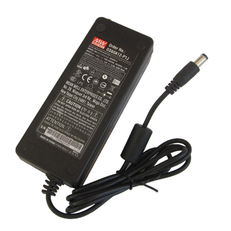 *Brand NEW* 12V 5A MW GS60A12-P1J 60W AC DC ADAPTER POWER SUPPLY