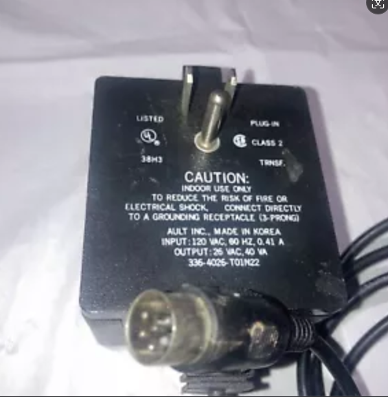 *Brand NEW*Ault 336-4026-T01N22 26VAC AC Adapter Input:120VAC 60Hz Power Supply