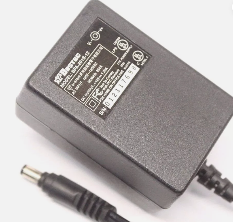 *Brand NEW*Bestec BPA-201S-12 Output 12V 1.25A 1250mA AC DC Adapter Charger Power Supply