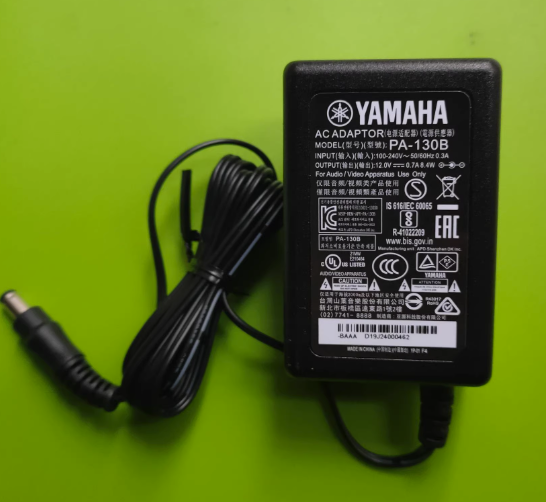 New YAMAHA PA-130B DTX-400 430 522 532 12V DC 700MA AC ADAPTER